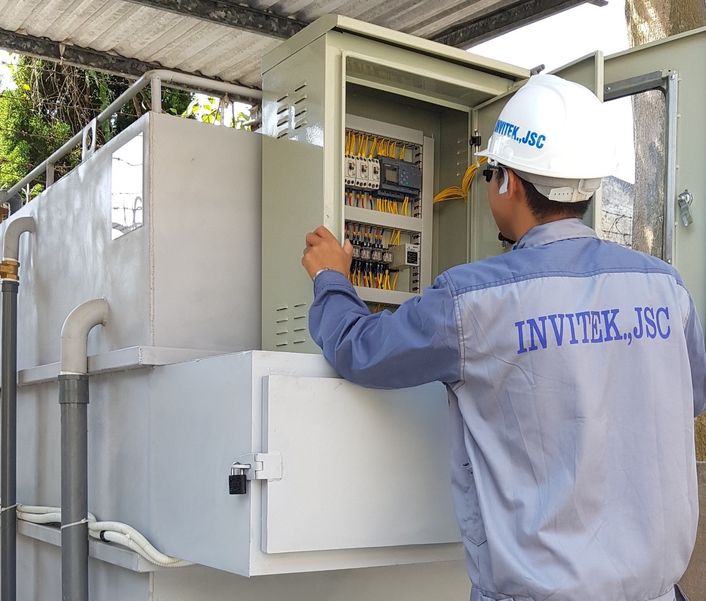Lắp đặt hệ thống xử lý nước thải quy mô nhỏ tại Công ty TNHH bao bì VOION công suất 8m3/ngày đêm