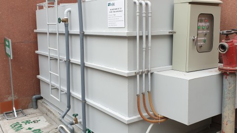 Lắp đặt hệ thống xử lý nước thải sinh hoạt tại tòa nhà Vietcombank chi nhánh Hải Phòng