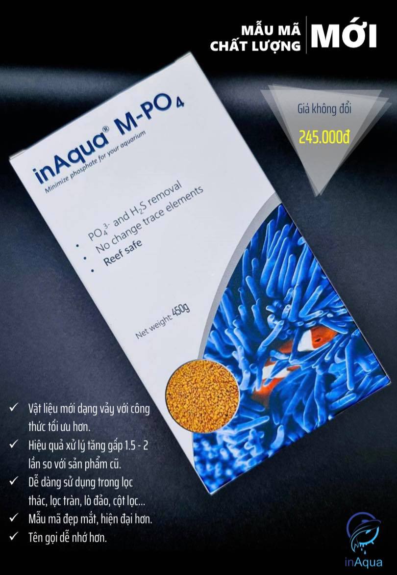 Ra mắt sản phẩm inAqua M-PO4 loại bỏ phosphat