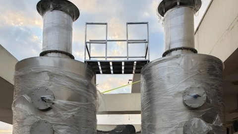 Lắp đặt hệ thống xử lý nước thải và khí thải tại Đại học Y dược Hải Phòng