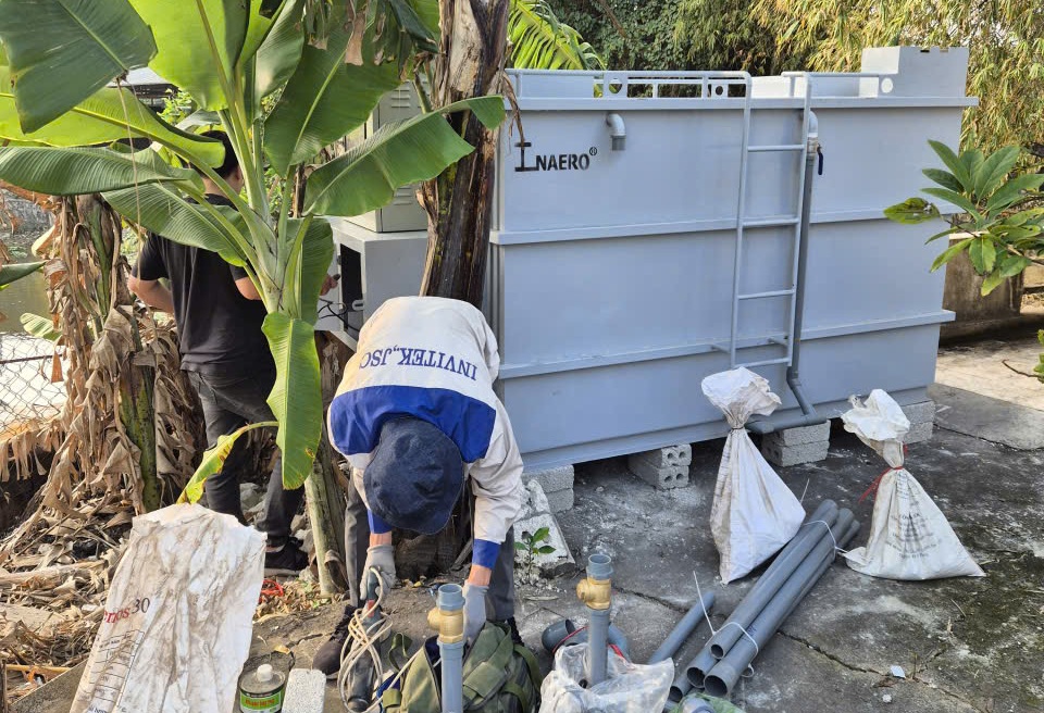 Lắp đặt hệ thống XLNT sản xuất nông sản tại Công ty TNHH Chế biến Nông Sản Hoàng Gia